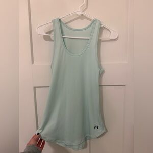 Under Armour Light Teal Ribbed Tank Top – Women’s Medium